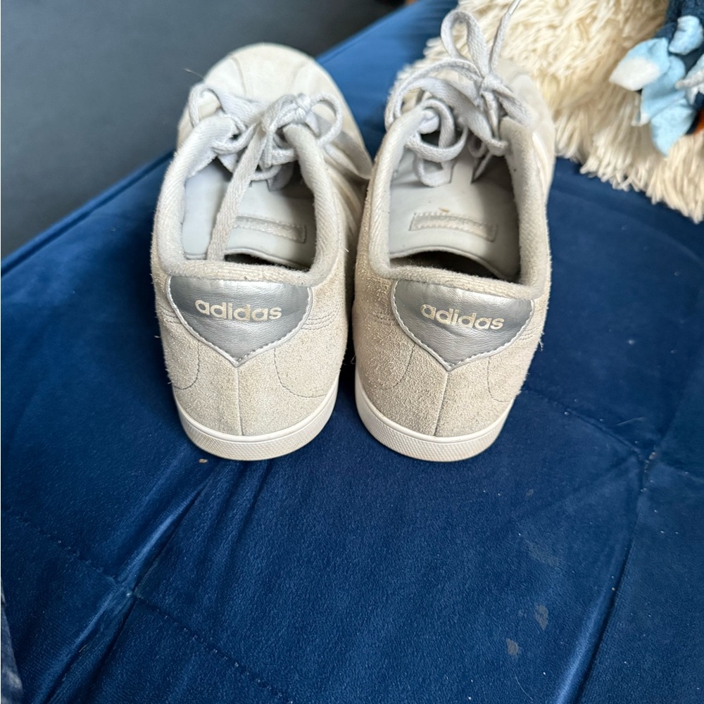 Adidas Athletic Shoes - Cream and Gray